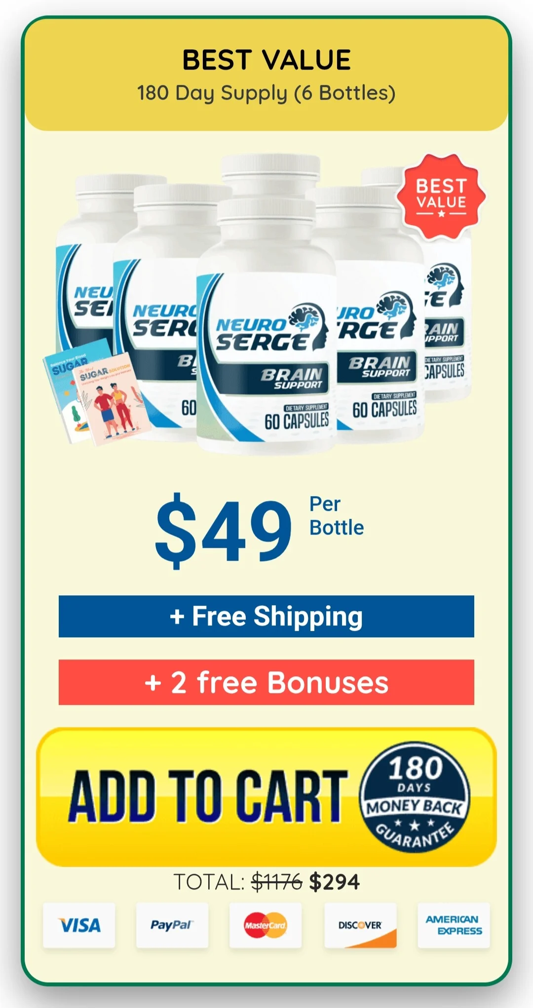 Mind Boost™ 6 bottles pricing